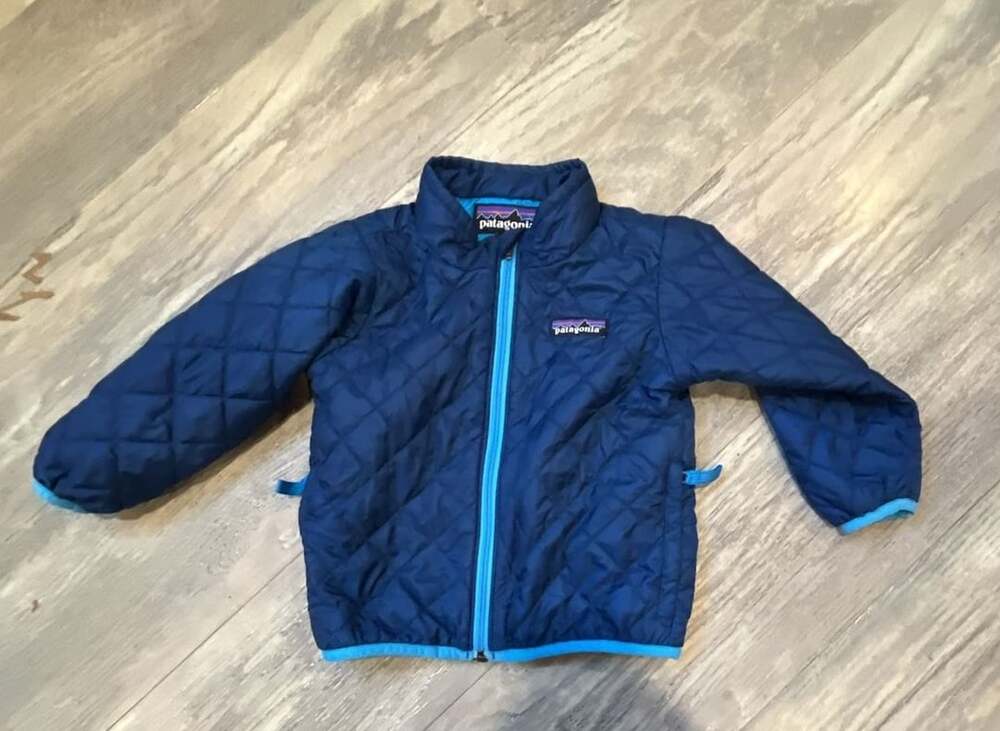 Patagonia Nano Puff Jacket Size 12-18M Blue Quilted